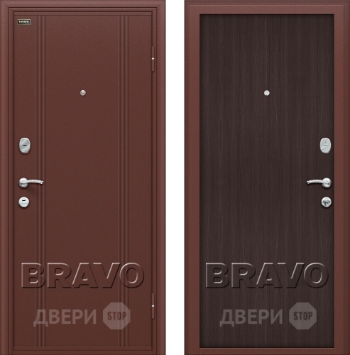 Входная металлическая Дверь Bravo Оптим Door Out 201 Венге в Черноголовке