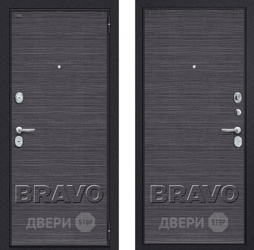Входная металлическая Дверь Groff Т3-300 Black Wood в Черноголовке