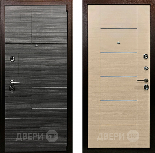 Входная металлическая Дверь Ратибор Омега 3К Акация поперечная в Черноголовке