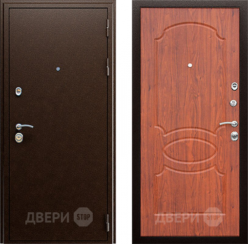 Входная металлическая Дверь Йошкар Грация Орех темный в Черноголовке