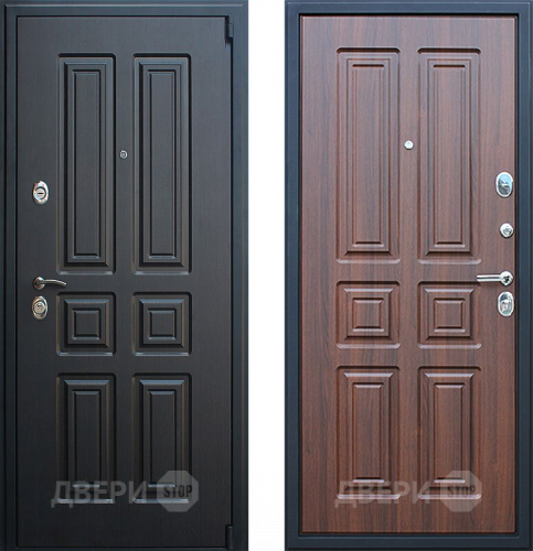 Входная металлическая Дверь Йошкар Атлант Орех бренди в Черноголовке