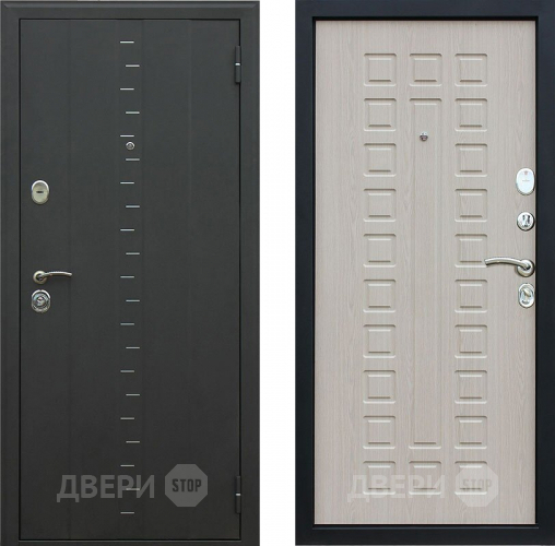 Входная металлическая Дверь Йошкар Агата-3 Беленый дуб в Черноголовке