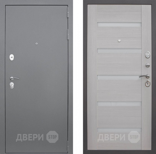 Входная металлическая Дверь Снедо Люкс Белая Лиственница 3К в Черноголовке