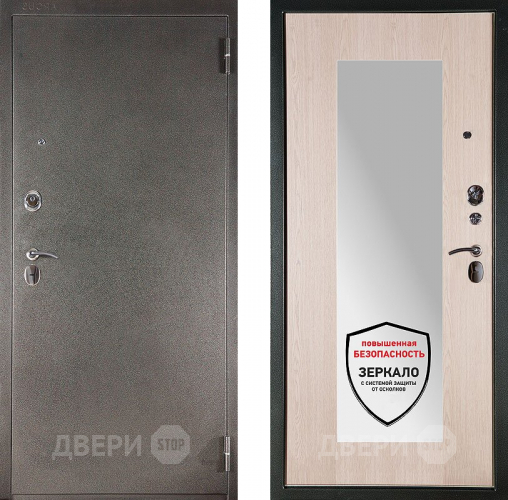 Входная металлическая Сейф-дверь Аргус ДА-17 Зеркало в Черноголовке