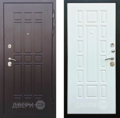 Дверь Шелтер (SHELTER) Квадро Белый ясень в Черноголовке