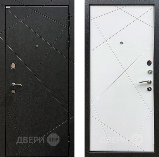 Входная металлическая Дверь Ратибор Эстет 3К Силк сноу в Черноголовке