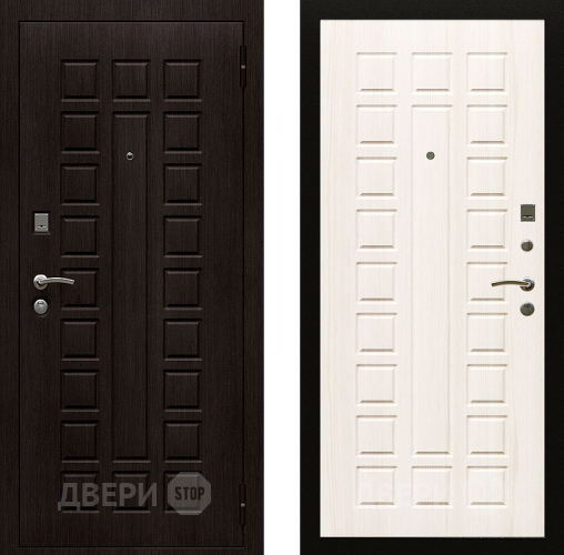 Входная металлическая Дверь Райтвер Сенат-лайф Беленый Дуб в Черноголовке