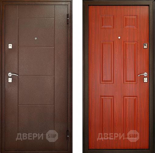 Входная металлическая Дверь Форпост Модель 73 Орех в Черноголовке
