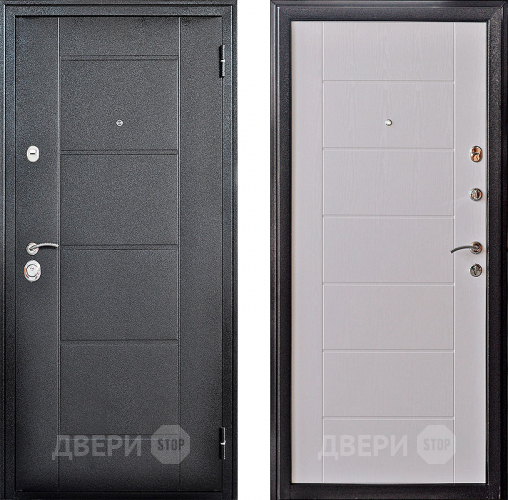 Входная металлическая Дверь Форпост Квадро 2 Беленый дуб в Черноголовке