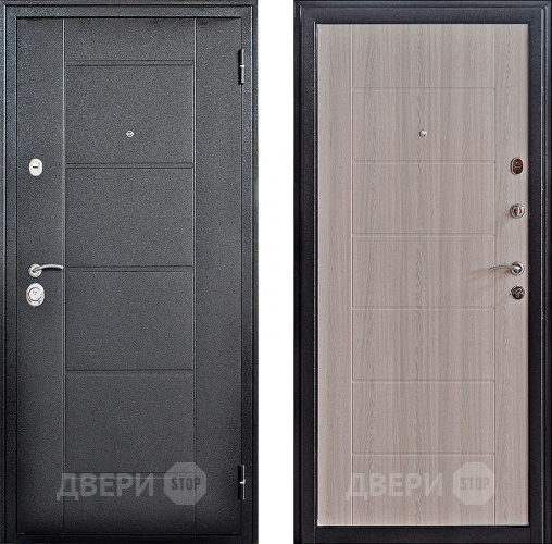 Входная металлическая Дверь Форпост Квадро 2 Лиственница серая в Черноголовке