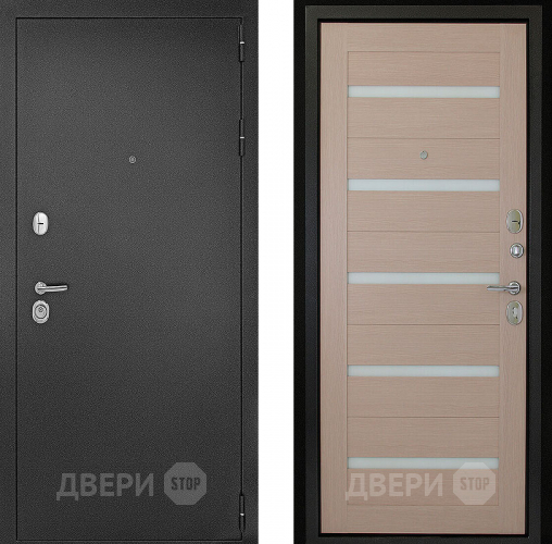 Входная металлическая Дверь Дверной Континент Рубикон - 1 Царга Капучино в Черноголовке