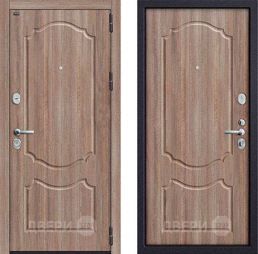 Входная металлическая Дверь Groff P3-310 Темный Орех в Черноголовке