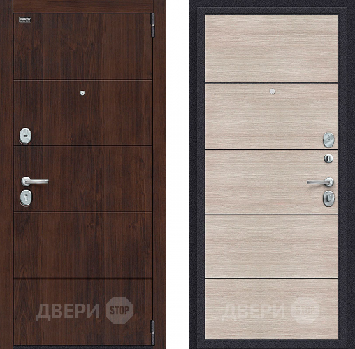 Дверь Bravo Porta S-3 4/П50 (AB-6) Cappuccino Veralinga в Черноголовке