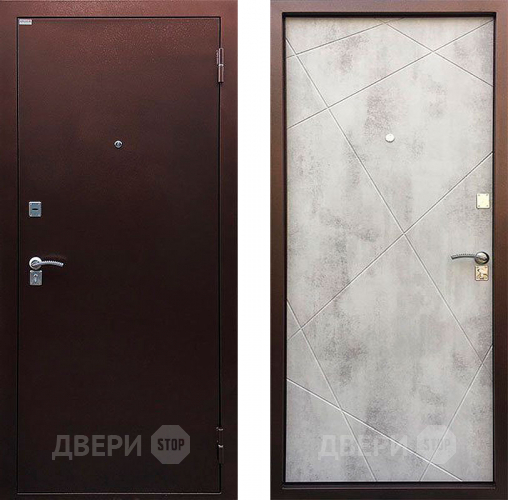 Входная металлическая Дверь Ратибор Рубеж Бетон светлый в Черноголовке