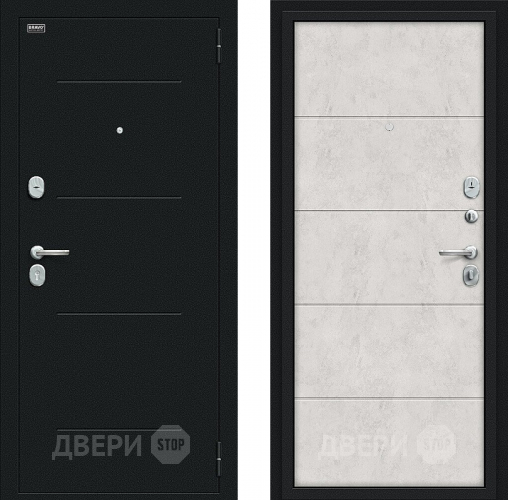 Дверь Bravo Граффити-1 Букле черное/Look Art в Черноголовке