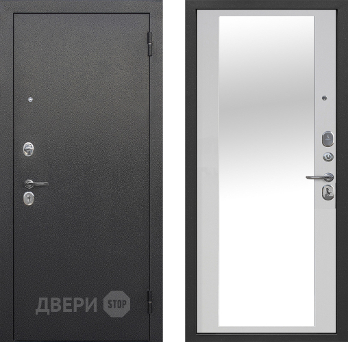 Дверь Цитадель Гарда Серебро Зеркало Белый ясень в Черноголовке