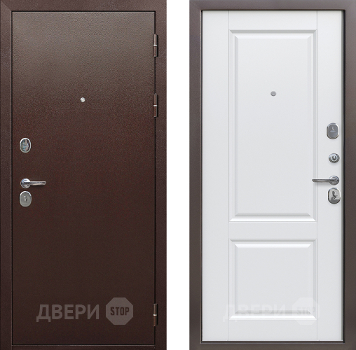 Входная металлическая Дверь Цитадель 9см Медный антик Астана Милк в Черноголовке