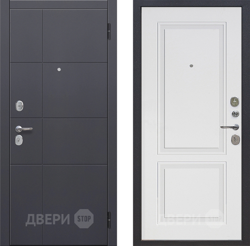Дверь Цитадель Гарда 2 МДФ Велюр Белый Софт в Черноголовке