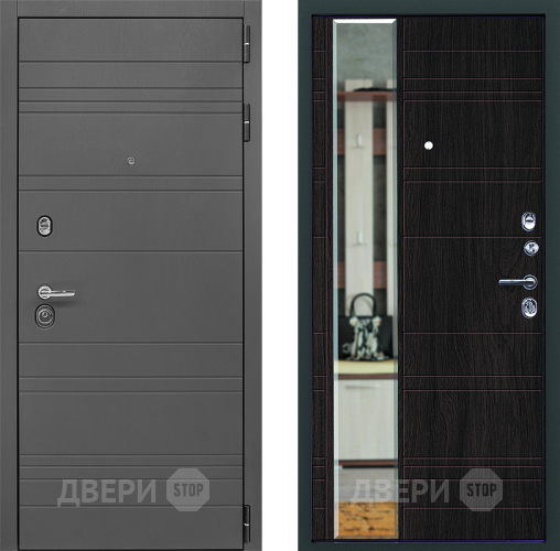 Входная металлическая Дверь Дверной Континент Новелло Венге в Черноголовке