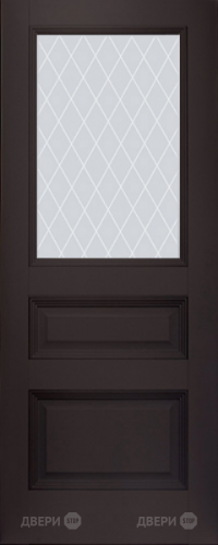 Межкомнатная дверь ProfilDoors 67U темно-коричневый (ромб) в Черноголовке