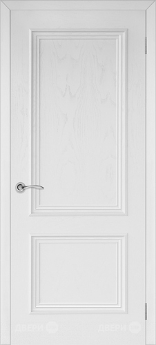 Межкомнатная дверь Валенсия-4 ПГ эмаль белая в Черноголовке