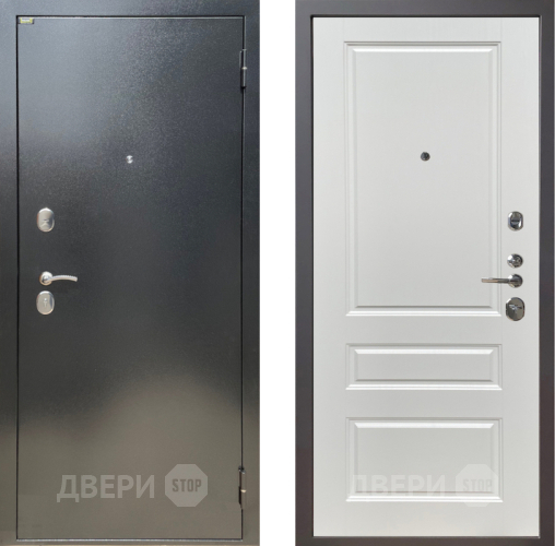 Входная металлическая Дверь Шелтер (SHELTER) Стандарт 1 Белый ясень в Черноголовке