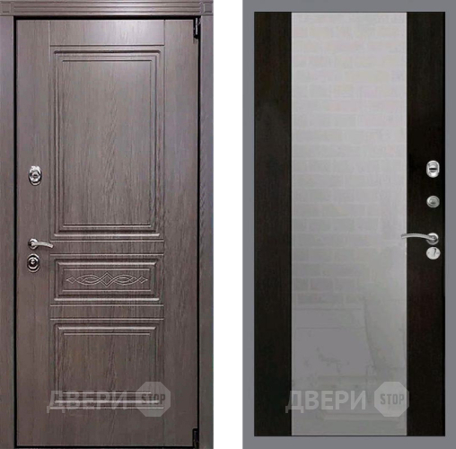Дверь Рекс (REX) Пренмиум-S СБ-16 Зеркало Венге в Черноголовке