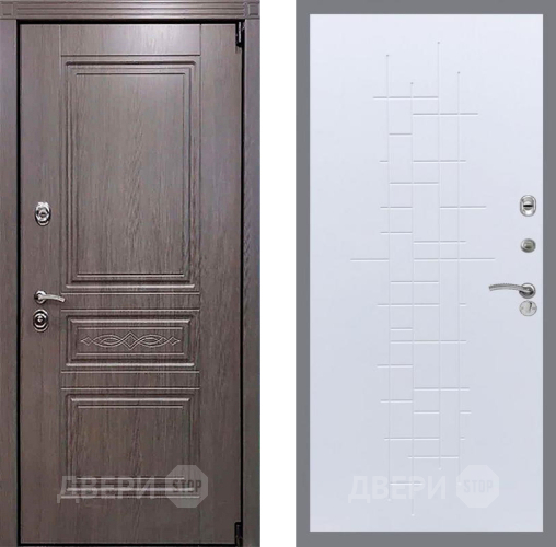 Входная металлическая Дверь Рекс (REX) Пренмиум-S FL-289 Белый ясень в Черноголовке