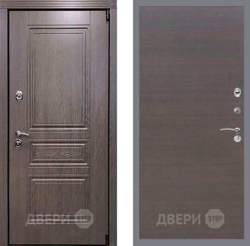 Входная металлическая Дверь Рекс (REX) Пренмиум-S GL венге поперечный в Черноголовке