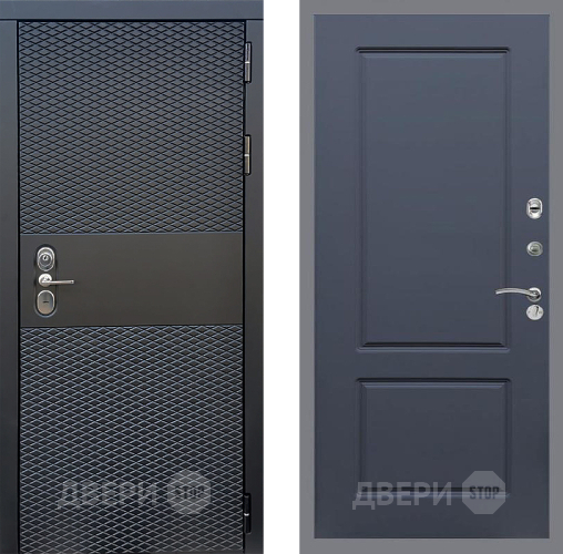 Входная металлическая Дверь Стоп БЛЭК CISA ФЛ-117 Силк титан в Черноголовке