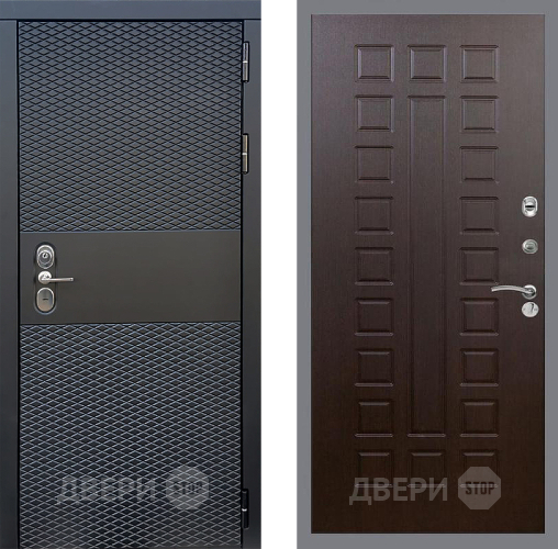 Входная металлическая Дверь Стоп БЛЭК CISA ФЛ-183 Венге в Черноголовке