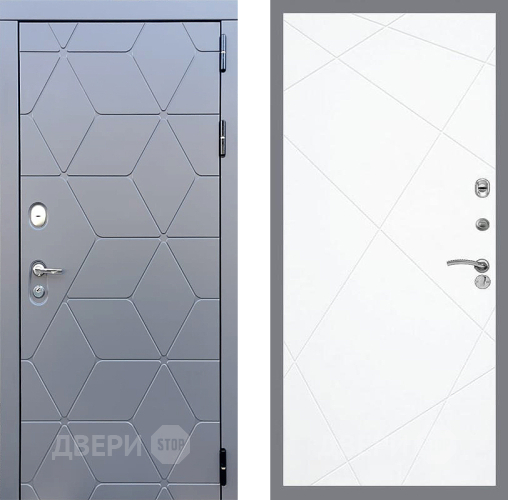 Входная металлическая Дверь Стоп КОСМО ФЛ-291 Силк Сноу в Черноголовке
