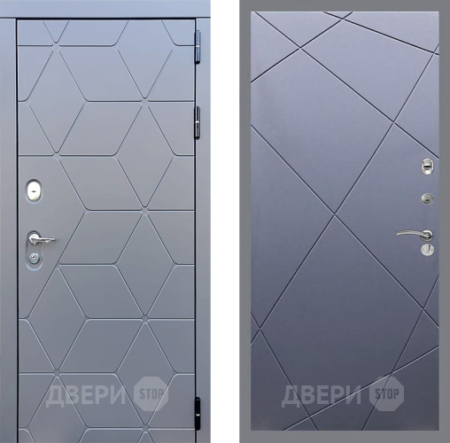 Входная металлическая Дверь Стоп КОСМО ФЛ-291 Силк титан в Черноголовке