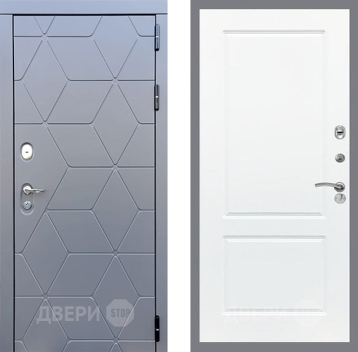 Входная металлическая Дверь Стоп КОСМО ФЛ-117 Силк Сноу в Черноголовке