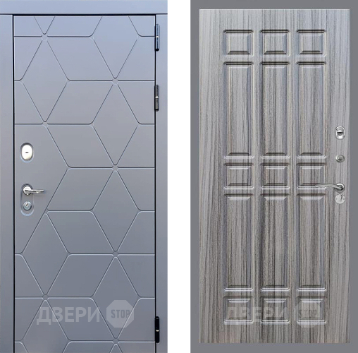 Входная металлическая Дверь Стоп КОСМО ФЛ-33 Сандал грей в Черноголовке