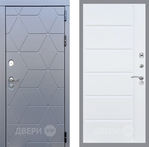 Дверь Стоп КОСМО ФЛ-102 Белый ясень в Черноголовке