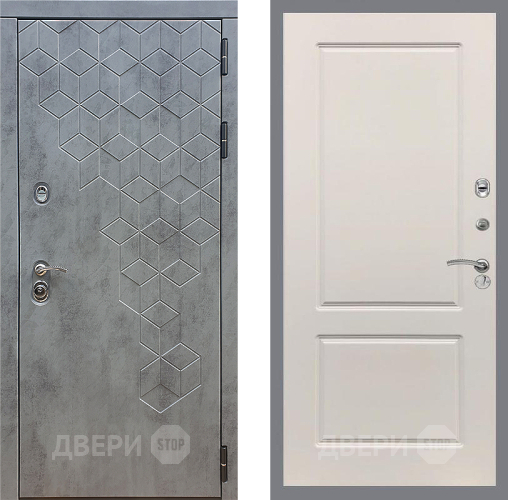 Входная металлическая Дверь Стоп БЕТОН ФЛ-117 Шампань в Черноголовке