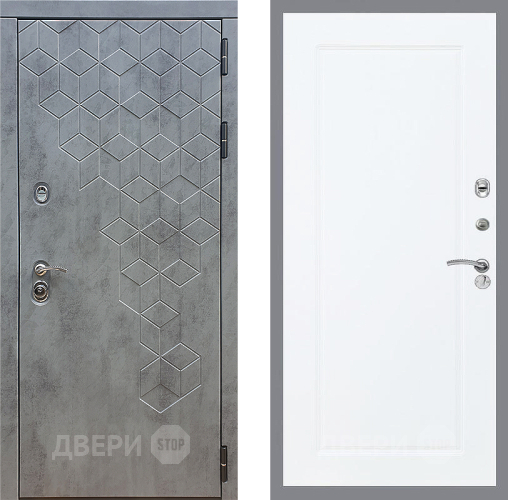 Входная металлическая Дверь Стоп БЕТОН ФЛ-119 Силк Сноу в Черноголовке