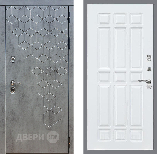 Входная металлическая Дверь Стоп БЕТОН ФЛ-33 Силк Сноу в Черноголовке