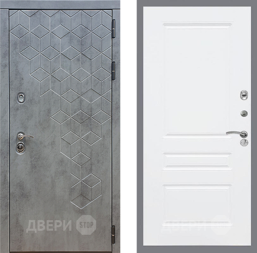 Дверь Стоп БЕТОН ФЛ-243 Силк Сноу в Черноголовке