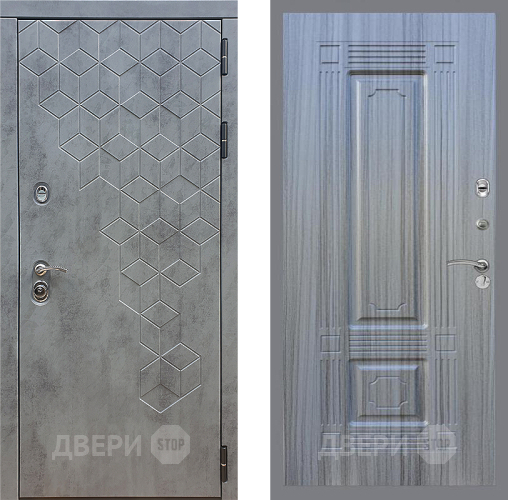 Входная металлическая Дверь Стоп БЕТОН ФЛ-2 Сандал грей в Черноголовке