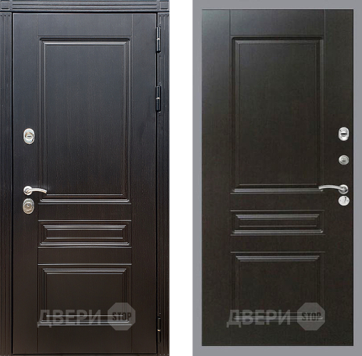Входная металлическая Дверь Стоп МЕГАПОЛИС ФЛ-243 Венге в Черноголовке