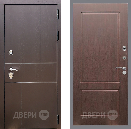 Дверь Стоп УРБАН ФЛ-117 Орех премиум в Черноголовке
