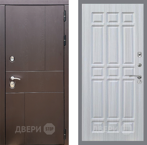 Входная металлическая Дверь Стоп УРБАН ФЛ-33 Сандал белый в Черноголовке
