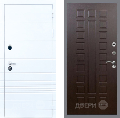 Входная металлическая Дверь Стоп ТРЕНДО ФЛ-183 Венге в Черноголовке