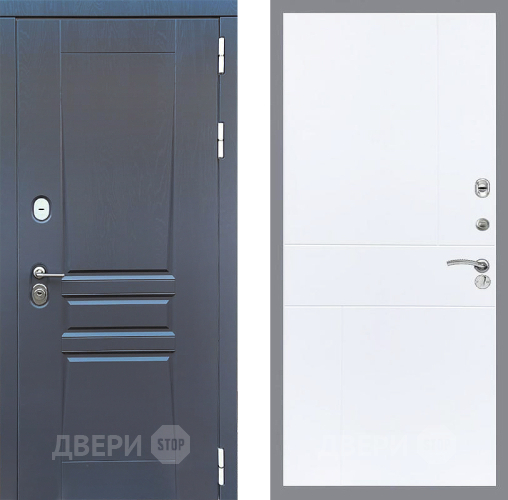 Входная металлическая Дверь Стоп ПЛАТИНУМ ФЛ-290 Силк Сноу в Черноголовке
