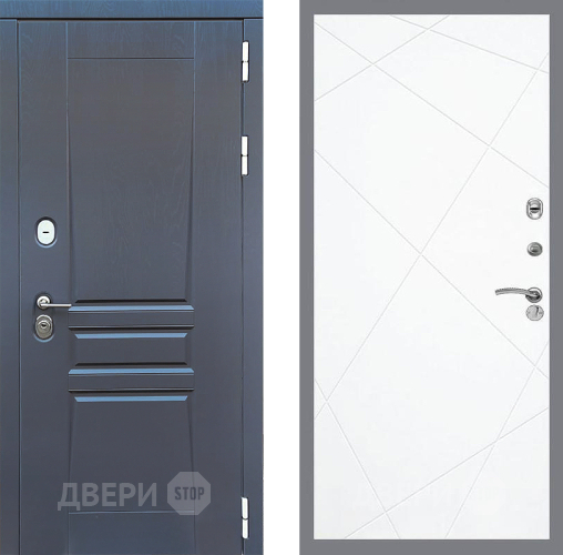 Входная металлическая Дверь Стоп ПЛАТИНУМ ФЛ-291 Силк Сноу в Черноголовке