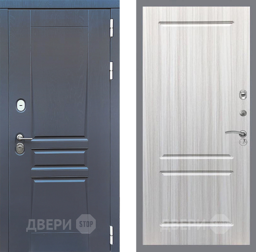 Входная металлическая Дверь Стоп ПЛАТИНУМ ФЛ-117 Сандал белый в Черноголовке