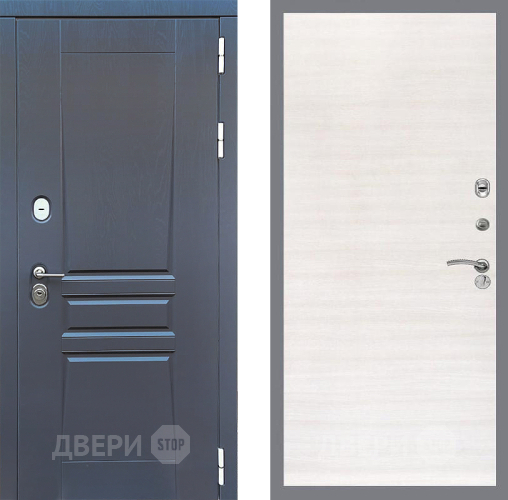 Входная металлическая Дверь Стоп ПЛАТИНУМ Гладкая Акация светлая в Черноголовке