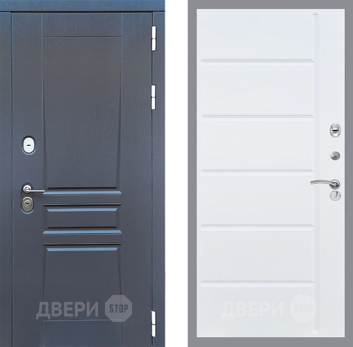 Входная металлическая Дверь Стоп ПЛАТИНУМ ФЛ-102 Белый ясень в Черноголовке